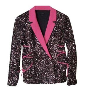 NEW -RARE- NBD Revolve Sequin Embellished Party Blazer Jacket Sz. S